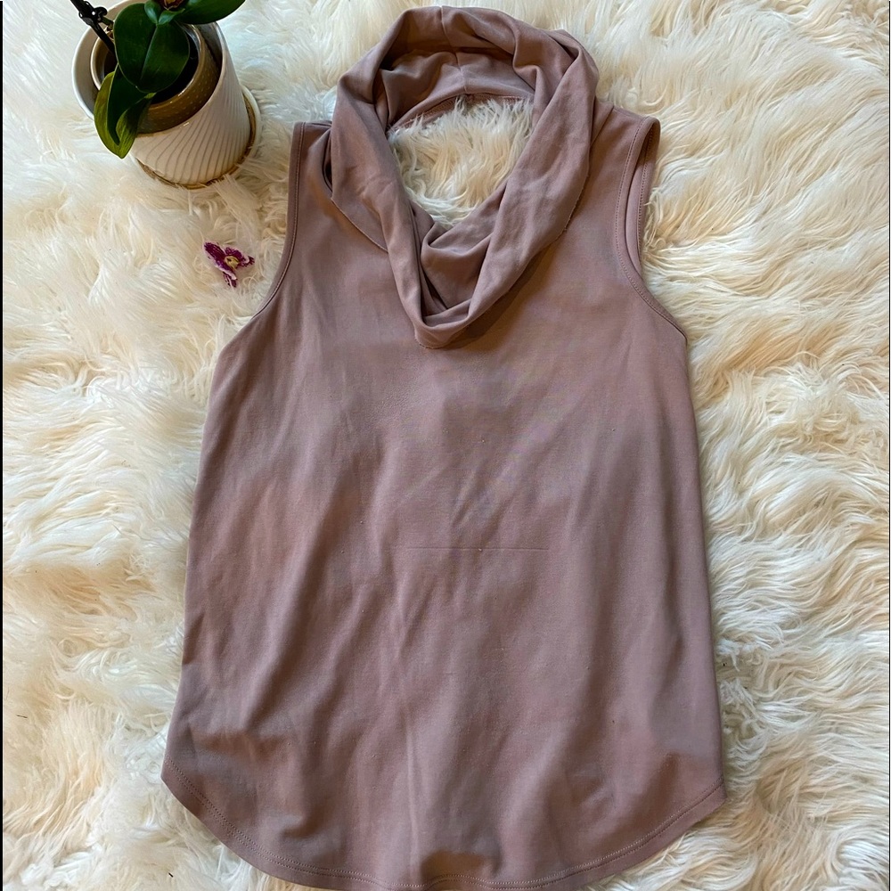 Lelis boutique backless cowl neck tank